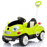 四轮可坐推杆摇摆卡通小孩玩具宝宝汽车孩智堡新款儿童电动车遥控