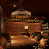 美式乡村复古麻绳灯具田园客厅酒吧餐厅铁艺工业风个性创意吊灯饰