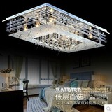 现代简约长方形客厅灯饰水晶灯具LED吸顶灯大气温馨卧室餐厅灯泡