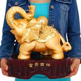 象摆件一对大号风水吉祥物大象摆设开业创意电视柜客厅家居装饰品