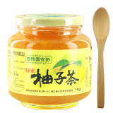 韩国进口零食品农协蜂蜜柚子茶1000g水果茶冲饮品蜜炼酱果汁包邮