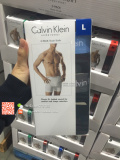 美国代购 Calvin Klein 3条装透气男士内裤平角裤纯棉四角内裤