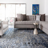 土耳其进口地毯客厅茶几地毯卧室 现代欧美式地毯宜家 灰色简约