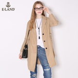 ELAND16年秋季新品薄款简约休闲风衣外套EEJA63801A专柜正品