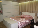 【上海包邮】板式家具套房卧室家具套装组合双人床衣柜梳妆台定制