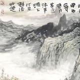 【雨轩品质】黄庭真迹手绘中国书字画作品小八尺客厅办公室写意秋