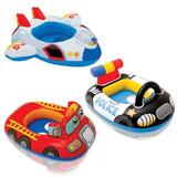 正品美国INTEX儿童泳圈 赛车 飞机儿童游泳圈 宝宝坐圈婴儿浮圈