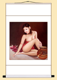 0553油画性感油画美女装饰画酒店宾馆卧室人体艺术画挂轴画国画
