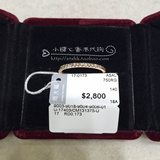 香港代购 周大福专柜18K玫瑰金白金钻石戒指排钻戒指单排双排配戒
