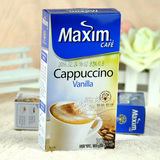 新货特价！韩国Maxim麦馨泡沫咖啡 香草味卡布奇诺 LATTE拿铁咖啡