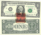 【美洲】全新UNC 美国 1元纸币 外国钱币 美金 仅限收藏保真