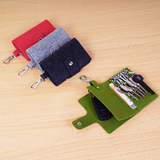 韩版钥匙包男女可爱手工包创意大容量多功能汽车钥匙扣零钱卡包潮