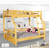 实木子母床 儿童床上下床高低床双层床 儿童实木双人柏木家具