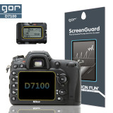 GOR 尼康D7100高清贴膜 D7200单反相机屏幕保护膜 肩屏膜 4张装