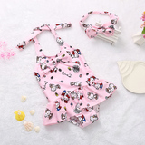 儿童泳衣连体裙式新款韩国可爱大小女童宝宝泳装女孩子婴幼游泳衣