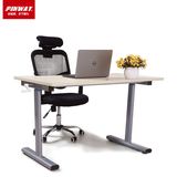 品伟站立式升降电脑桌手动台式书桌家用简约办公单人办公桌会议桌