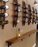 壁挂实木红酒架创意个性红酒架宜家酒柜吧台时尚酒架酒窖酒架