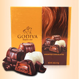 美国进口GODIVA歌帝梵金装巧克力礼盒装112g情人节到16年7月30日