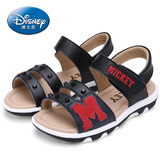 Disney迪士尼童鞋2016夏款中大童真皮包邮舒适男童学生凉鞋沙滩鞋
