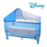 出口欧洲轻便折叠便携式迪士尼婴儿床宝宝儿童游戏旅行床包邮正品