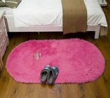 新品特价可爱椭圆形丝毛卧室床边地毯客厅茶几地毯飘窗毯包邮