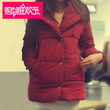 2016冬季新款韩版大码女装羽绒棉衣学生外套修身加厚短款棉服女潮