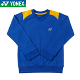 正品YONEX尤尼克斯羽毛球服2016女款V领长袖上衣YY运动卫衣230046