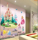 3D立体超大白雪公主儿童客厅客厅卧室 婴幼儿教室可移除墙贴包邮
