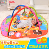 婴儿玩具0-3-6-12个月宝宝健身架爬行垫音乐游戏毯儿童玩具