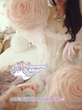 【仙妹☆】悦奈 维多利亚复古 路易十六蕾丝粉色蛋糕胸衣 马甲
