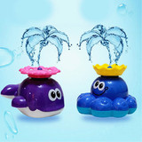 儿童节礼物 高品质 宝宝洗澡玩具 会旋转 自动喷水小鲸鱼戏水玩具