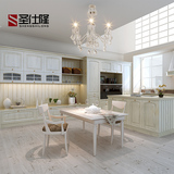 北京定制实木橱柜门板整体厨房橱柜台面古典欧式现代美式橱柜面板