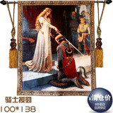上雅家艺 地中海人物挂毯 比利时纯棉壁毯画 客厅装饰品 骑士授勋