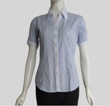 北京现代汽车4s店女士短袖衬衣女销售衬衫工作服