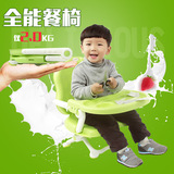 儿童吃饭餐椅可折叠宝宝餐桌便携式bb凳婴幼儿可调节桌椅小孩座椅