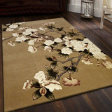 欧式美式定做制新中式新西兰进口纯羊毛卧室客厅地垫炕毯梅花地毯