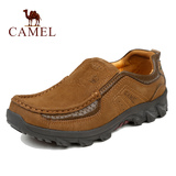 Camel/骆驼正品休闲女鞋 一脚蹬套脚舒适单鞋 真皮磨砂户外运动鞋