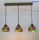 欧美古典蝴蝶花吊灯饰欧美中国结合经典图案田园卧室客厅餐厅灯具