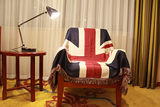 外贸复古美式乡村沙发巾英国国旗棉线毯子沙发毯休闲毯桌布装饰毯