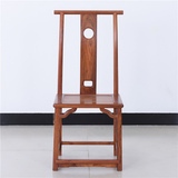 红木家具 中式实木椅子仿古靠背椅明大果紫檀 缅甸花梨餐椅灯挂椅