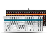 雷柏V500 V500S 背光版 机械键盘 CF LOL全键无冲 USB游戏键盘