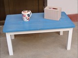 定做实木小炕桌矮桌小茶几长方形小孩写字桌榻榻米彩色做旧环保