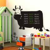 儿童房卧室留言装饰墙贴纸幼儿园涂鸦教学培训动物黑板贴多款可选