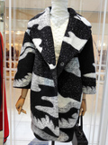 2015冬新款加厚毛呢外套 韩版宽松茧型羊毛呢子大衣中长款女潮