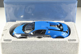 AUTOart 奥拓合金汽车模型 1:18 布加迪 蓝银 镀铬