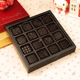 比利时纯可可脂手工diy黑巧克力礼盒生日圣诞情人节新年礼物零食