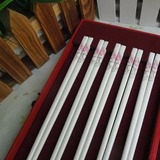 骨瓷筷子套装 餐具陶瓷筷环保健康质感极佳 婚庆礼品商务礼物包邮