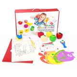 美乐（JoanMiro）DIY儿童文具 绘画工具 儿童手指画颜料缤纷水果