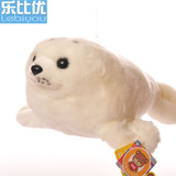 仿真海豹毛绒玩具 海狮公仔抱枕 送女生日礼物 幼儿园教学玩具