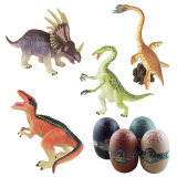 热卖 DIY 4D立体拼装拼插恐龙蛋恐龙模型儿童益智玩具仿真恐龙蛋